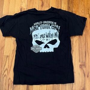 Harley-Davidson Black New York City Skull Tee